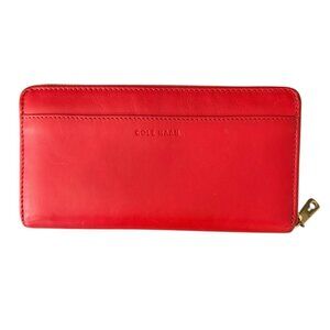 Cole Haan Red Continental Ladies Wallet